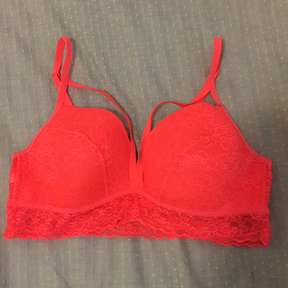 PINK lace bra/bralette